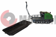 Сани 1550x640x200 для мотобуксировщиков с накладками  Сани 1550x640x200 для мотобуксировщиков с накладками