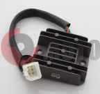 Реле регулятор 4Т GY6 125/150 (1фиш.конт.5 Большая) с проводом папа перемен ток Реле регулятор 4Т GY6 125/150 (1фиш.конт.5 Большая) с проводом папа перемен ток