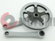 Шатун Вело 20 165 мм/40зуб.квадр.#S106 1/2*3/32 Шатун Вело 20 165 мм/40зуб.квадр.#S106 1/2*3/32