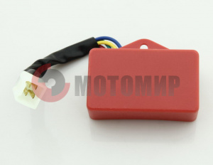 Коммутатор (тюнинг) 2T (4конт) Yamaha JOG 2JА (красн.)"RACING CDI" Коммутатор (тюнинг) 2T (4конт) Yamaha JOG 2JА (красн.)"RACING CDI"