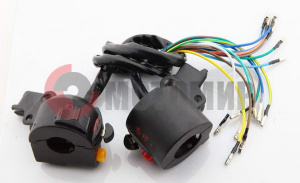 Переключатели Альфа левый/правый черные Переключатели Альфа левый/правый черные