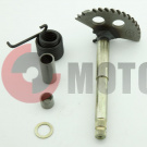 Вал кикстартера с сектором L=164mm.GY6125-150cc 157QMJ/152QMI (пруж.+втулка) Вал кикстартера с сектором L=164mm.GY6125-150cc 157QMJ/152QMI (пруж.+втулка)