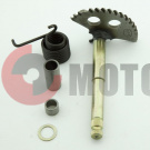 Вал кикстартера с сектором L=160mm.GY6125-150cc 157QMJ/152QMI (пруж.+втулка) Вал кикстартера с сектором L=160mm.GY6125-150cc 157QMJ/152QMI (пруж.+втулка)