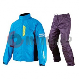 Дождевик мото Komine RK-539 (куртка+брюки) голуб./черн.,M Дождевик мото Komine RK-539 (куртка+брюки) голуб./черн.,M