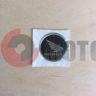 Наклейка гелевая,черный Honda,20 мм Наклейка гелевая,черный Honda,20 мм