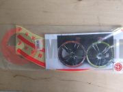 Наклейка на колесный диск 17*18 неон-красн. широк. Наклейка на колесный диск 17*18 неон-красн. широк.