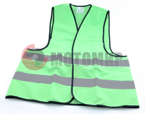 Жилет сигнальный для водителей световозвращающий (71*63 см), XL Жилет сигнальный для водителей световозвращающий (71*63 см), XL