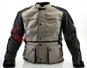 Куртка мото (текстиль) Force черно-серая,длинная,2XL Куртка мото (текстиль) Force черно-серая,длинная,2XL