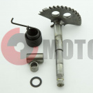 Вал кикстартера с сектором L=158mm.GY6125-150cc 157QMJ/152QMI Вал кикстартера с сектором L=158mm.GY6125-150cc 157QMJ/152QMI