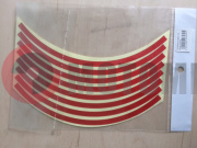 Наклейка на обод колеса светоотр.,12-13",красн. Наклейка на обод колеса светоотр.,12-13",красн.