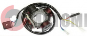 Статор генератора   Suzuki AD50   (4 кат.3+1) (2кон+2кон+1пр)  JIANXING Статор генератора   Suzuki AD50   (4 кат.3+1) (2кон+2кон+1пр)  JIANXING