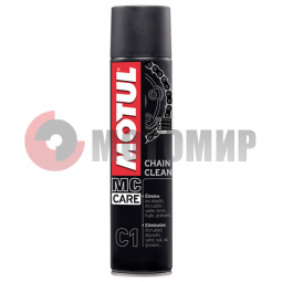 Обезжириватель для мотоцепей MOTUL C1 Chain Clean 400 мл Обезжириватель для мотоцепей MOTUL C1 Chain Clean 400 мл