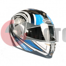 Шлем G-339 BBW (black blue white), S Шлем G-339 BBW (black blue white), S