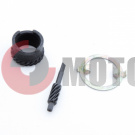 Ремкомпл.привода спидом. QT-3/10/12/15/17 (10 колесо)(шестерня +червяк)KTO Ремкомпл.привода спидом. QT-3/10/12/15/17 (10 колесо)(шестерня +червяк)KTO