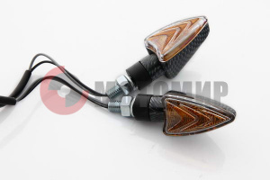 Указатели поворотов светодиодные HF-1018 (пара) универс. Указатели поворотов светодиодные HF-1018 (пара) универс.