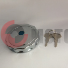 Крышка бензобака Урал Хром с замком Крышка бензобака Урал Хром с замком