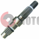 Вал редуктора вторичный  4T GY6 50 L=125мм.ведомый 139QMB  Вал редуктора вторичный  4T GY6 50 L=125мм.ведомый 139QMB